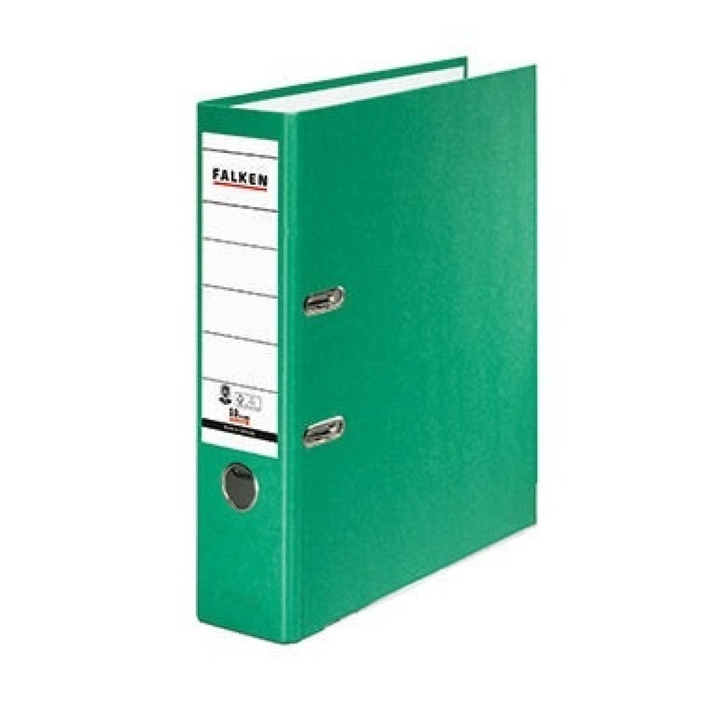Falken Ordner Recycolor 11285723 DIN A4 80mm Papier grün Produktabbildung: Falken Ordner Recycolor 11285723 DIN A4 80mm Papier grün