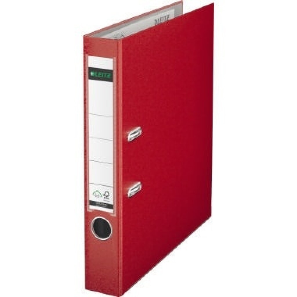 Leitz Ordner 10155025 DIN A4 52mm PP rot Produktabbildung: Leitz Ordner 10155025 DIN A4 52mm PP rot