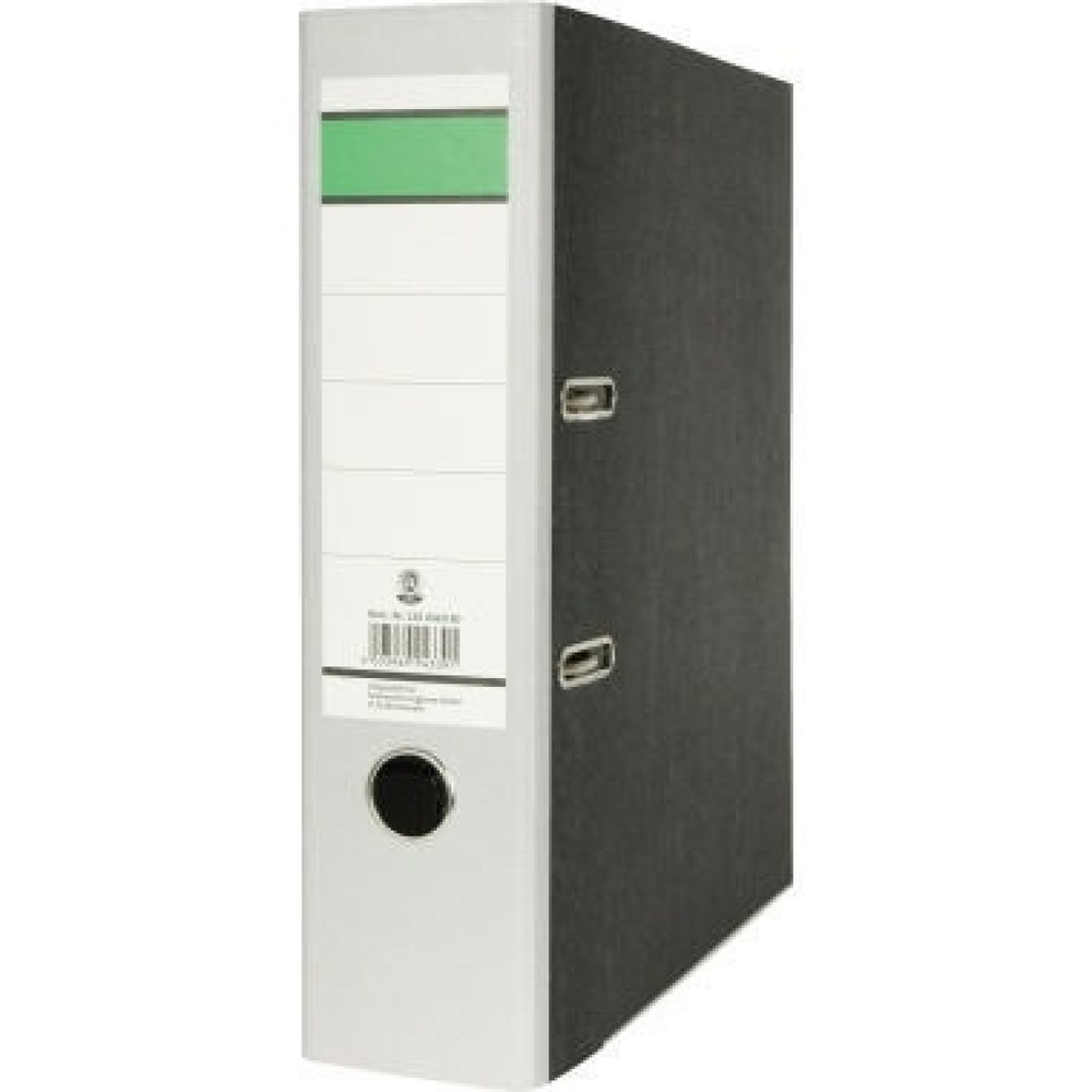 Produktabbildung: Ordner DIN A4 80mm Recycling Pappe grau