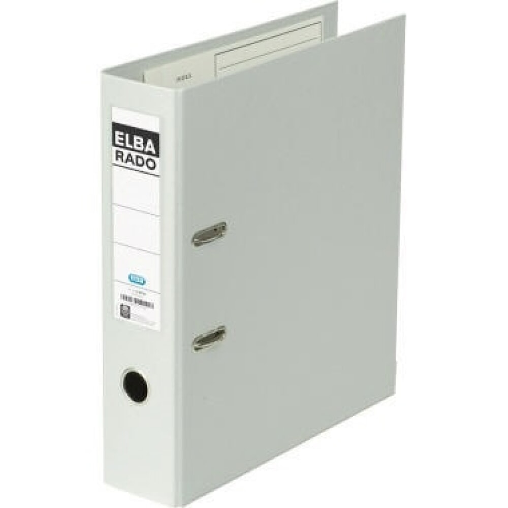 Produktabbildung: ELBA Ordner ELBAradoplast 100022629 DIN A4 80mm PVC grau