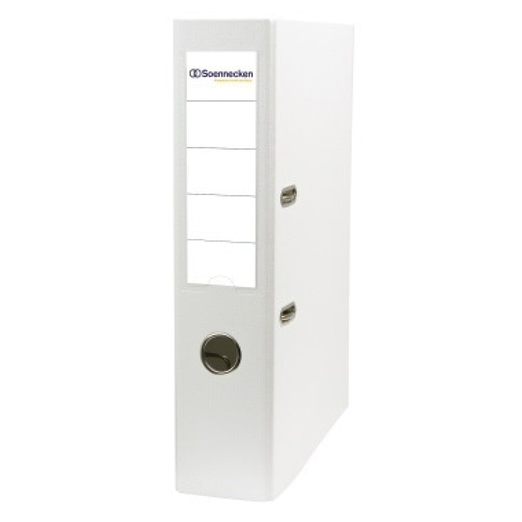 Soennecken Ordner 3361 DIN A4 70mm PP weiß Produktabbildung: Soennecken Ordner 3361 DIN A4 70mm PP weiß