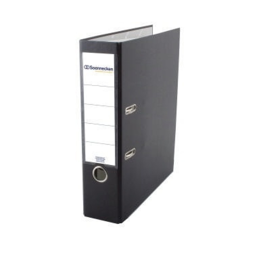 Produktabbildung: Soennecken Ordner 3339 DIN A4 80mm PP schwarz