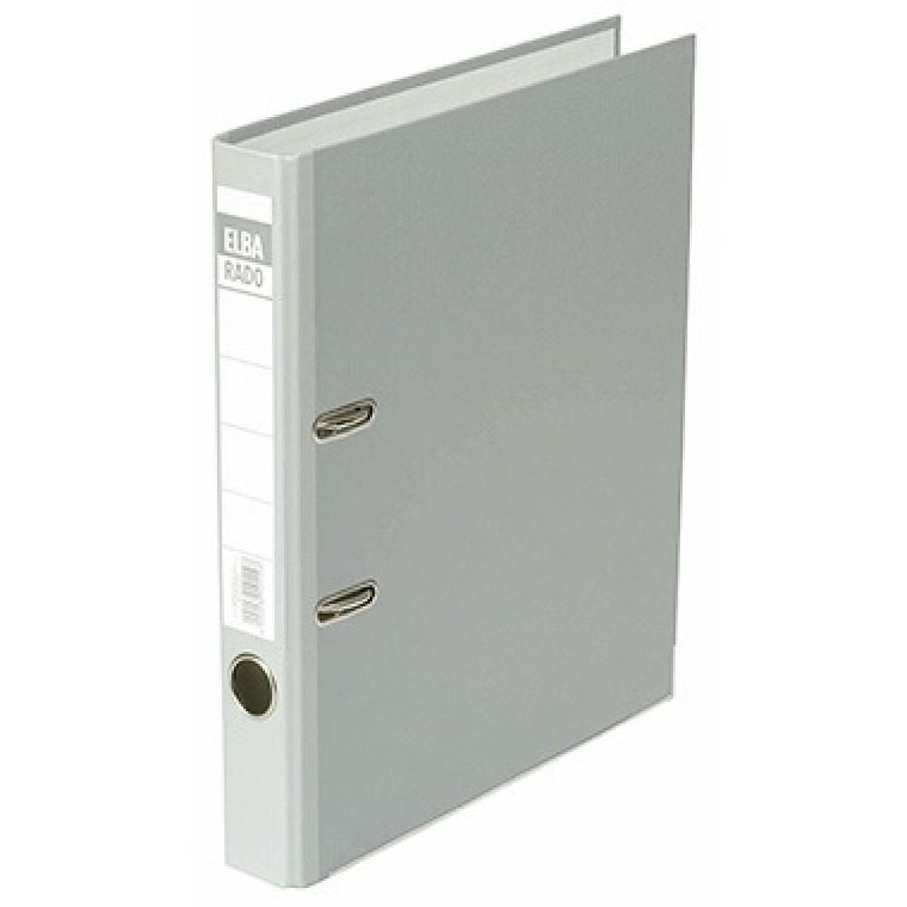 Produktabbildung: ELBA Ordner Rado Lux brillant 100022608 schmal grau