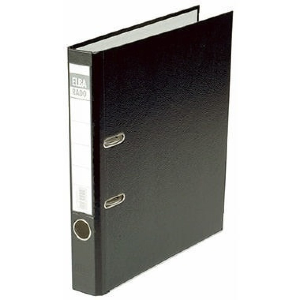 Produktabbildung: ELBA Ordner Rado Lux brillant 100022610 schmal schwarz