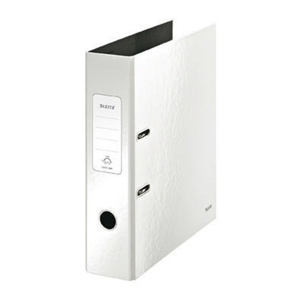 Leitz Ordner WOW 10050001 DIN A4 80mm Pappe perlweiß Produktabbildung: Leitz Ordner WOW 10050001 DIN A4 80mm Pappe perlweiß