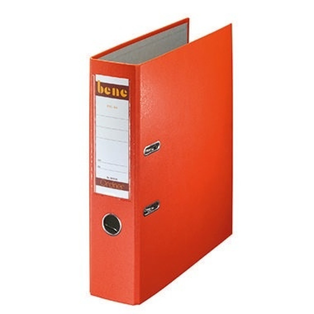 Produktabbildung Nr. 1: Bene Ordner 291400 OR DIN A4 80mm PP orange