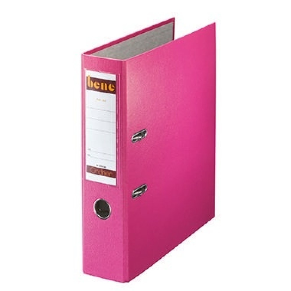 Produktabbildung: Bene Ordner 291400 RS DIN A4 80mm PP rosa