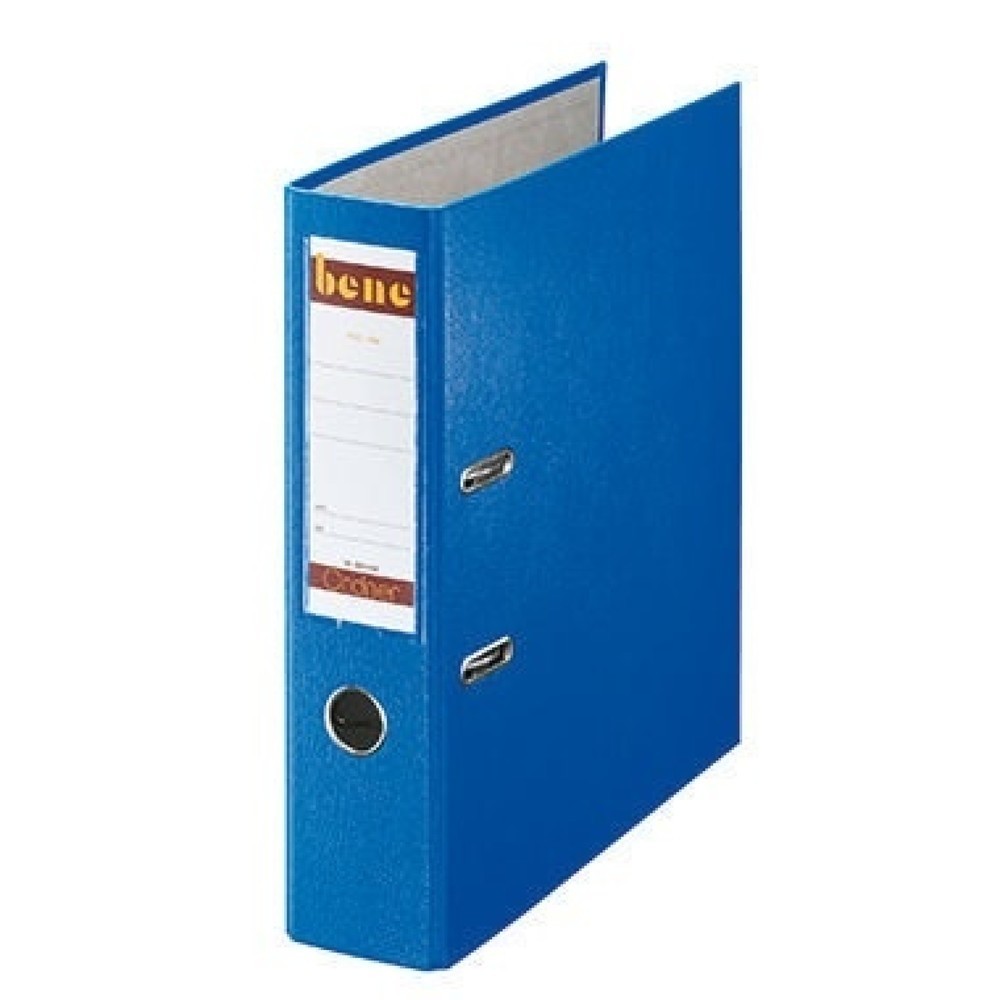 Produktabbildung: Bene Ordner 291400 BL DIN A4 80mm PP blau