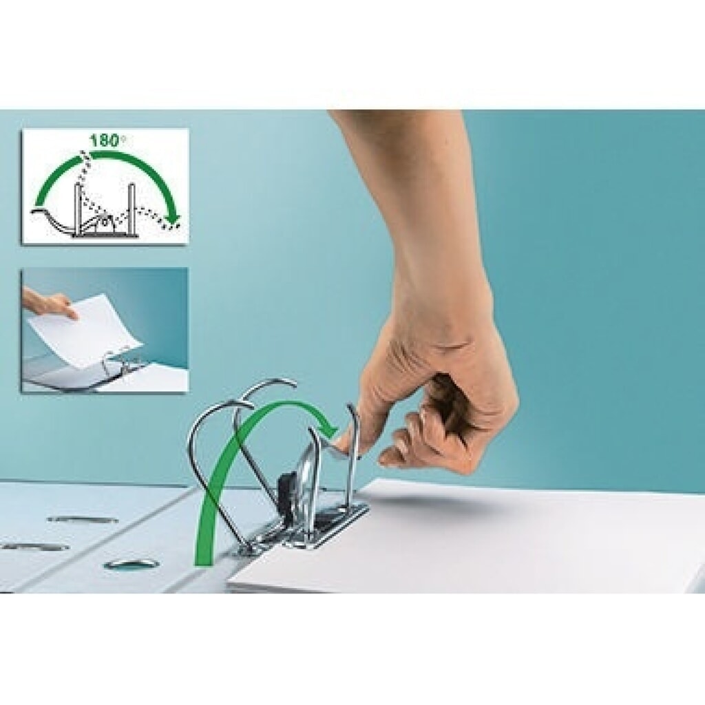 Leitz Ordner Active Style 11080028 DIN A4 80mm PP granat rot Produktabbildung Nr. 6: Leitz Ordner Active Style 11080028 DIN A4 80mm PP granat rot