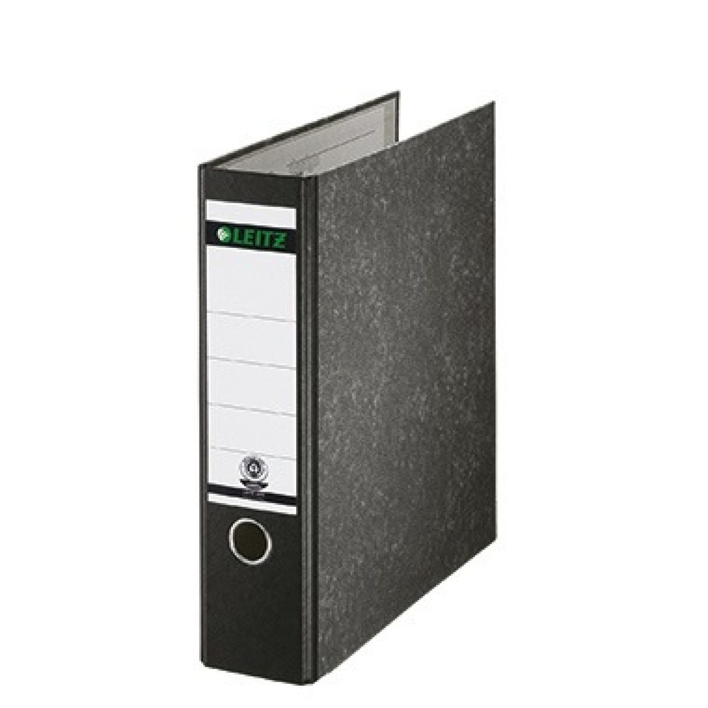 Produktabbildung: Leitz Ordner 180Grad 10700000 DIN A4 80mm Pappe schwarz