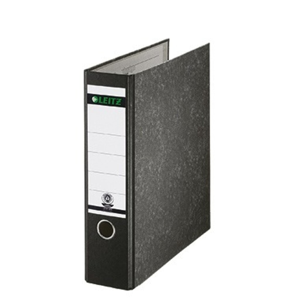 Produktabbildung: Leitz Ordner 180Grad 10700000 DIN A4 80mm Pappe schwarz