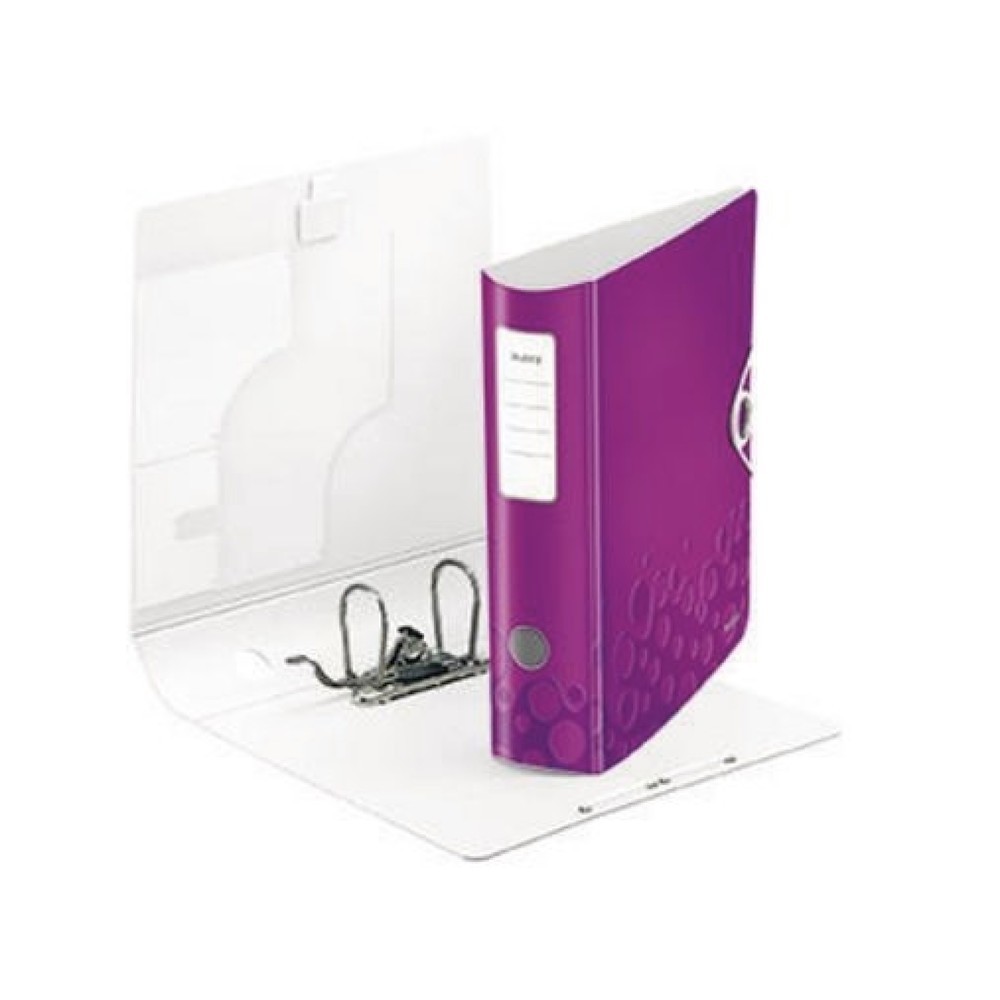 Produktabbildung: Leitz Ordner Active WOW 11060062 DIN A4 80mm Polypropylen viola