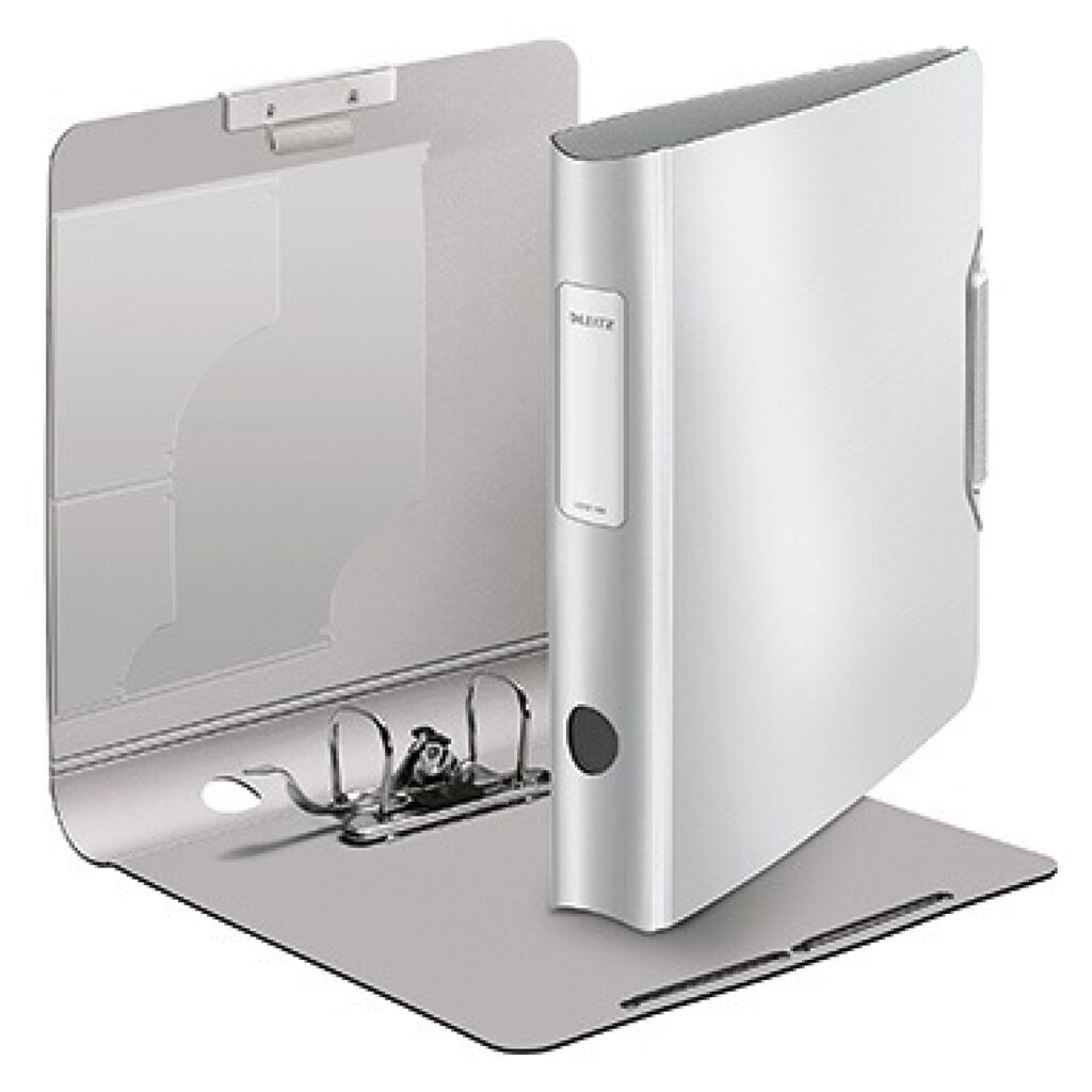 Leitz Ordner Active Style 11090004 DIN A4 60mm PP arktik weiß Produktabbildung: Leitz Ordner Active Style 11090004 DIN A4 60mm PP arktik weiß