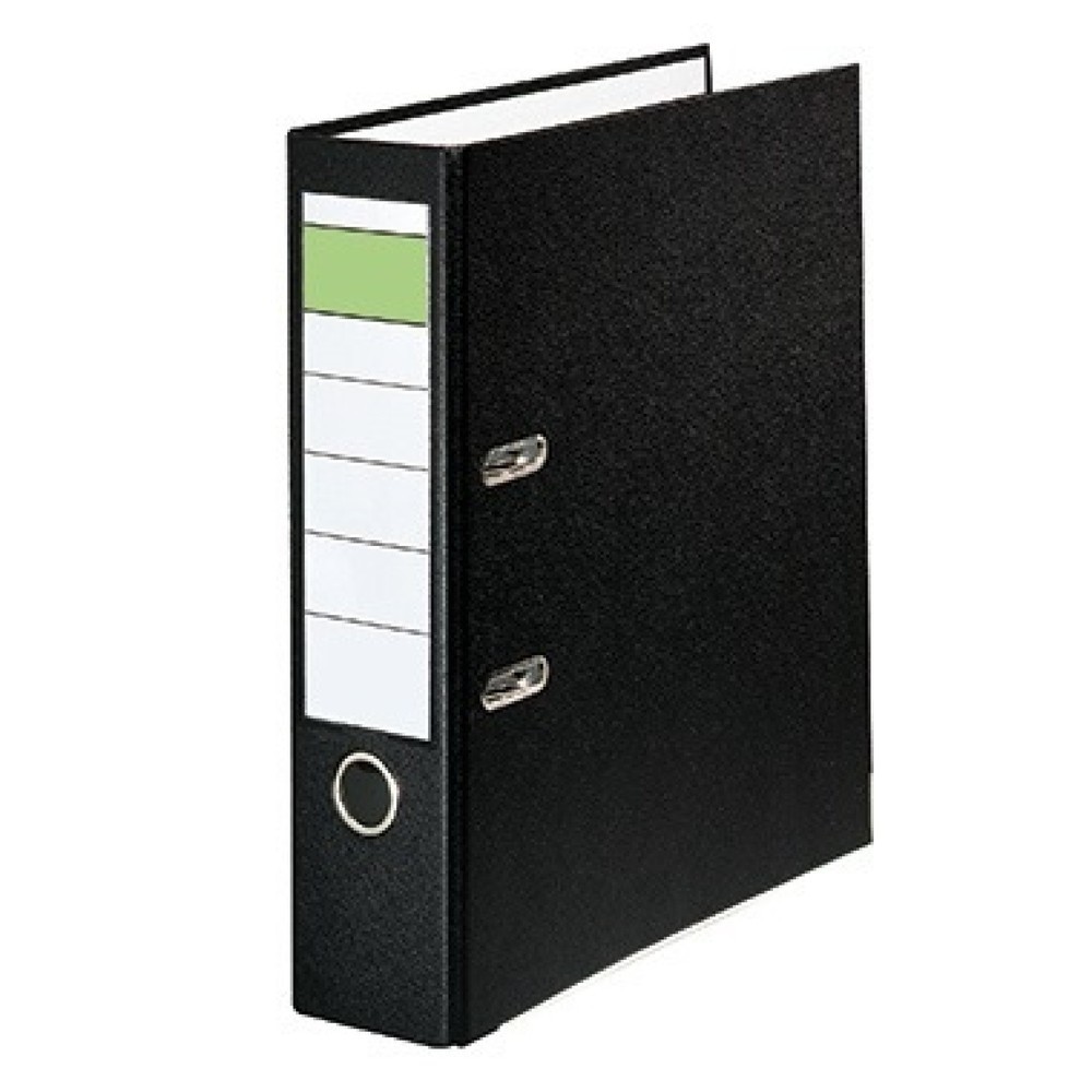 Produktabbildung: Ordner 10077816 DIN A4 80mm PP schwarz