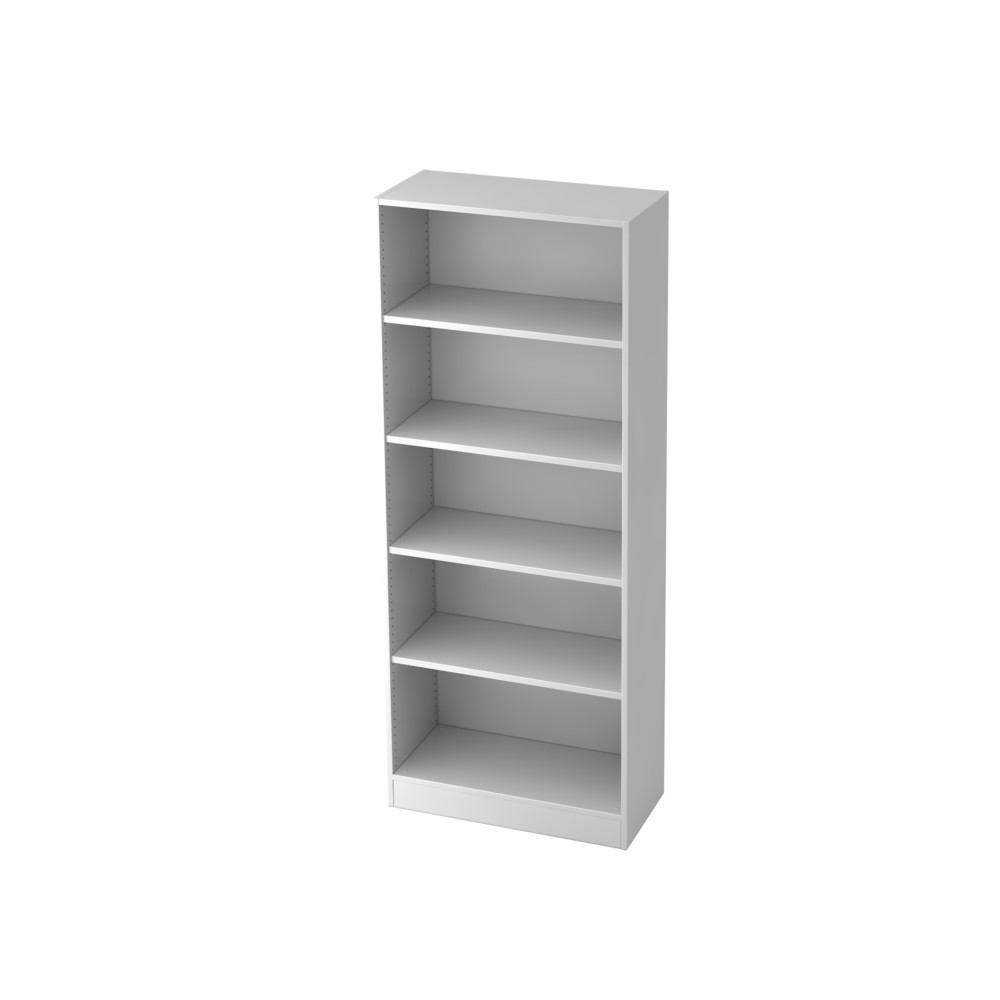 Product afbeelding: Ordnerkast Hammerbacher 5 OH met sokkelfront wit