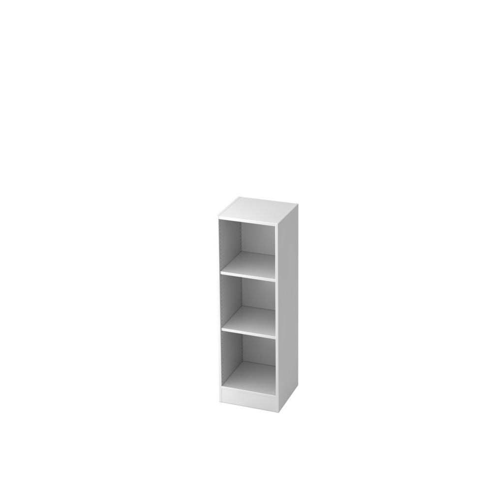 Product afbeelding: Ordnerkast Hammerbacher smal 3 OH met sokkelfront wit