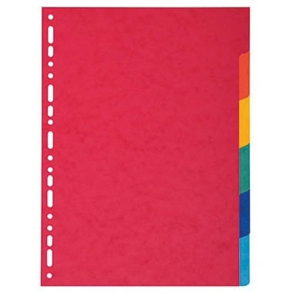 Produktabbildung: Exacompta Register Nature Future 1406E DIN A4 6teilig blanko farbig