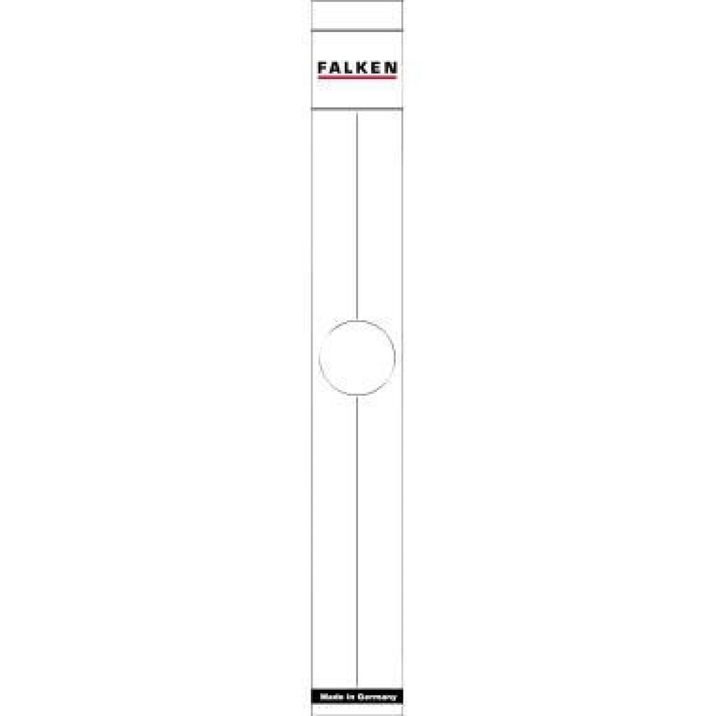 Produktabbildung: Falken Ordnerrückenschild 11287075 50mm weiß 10 St./Pack.