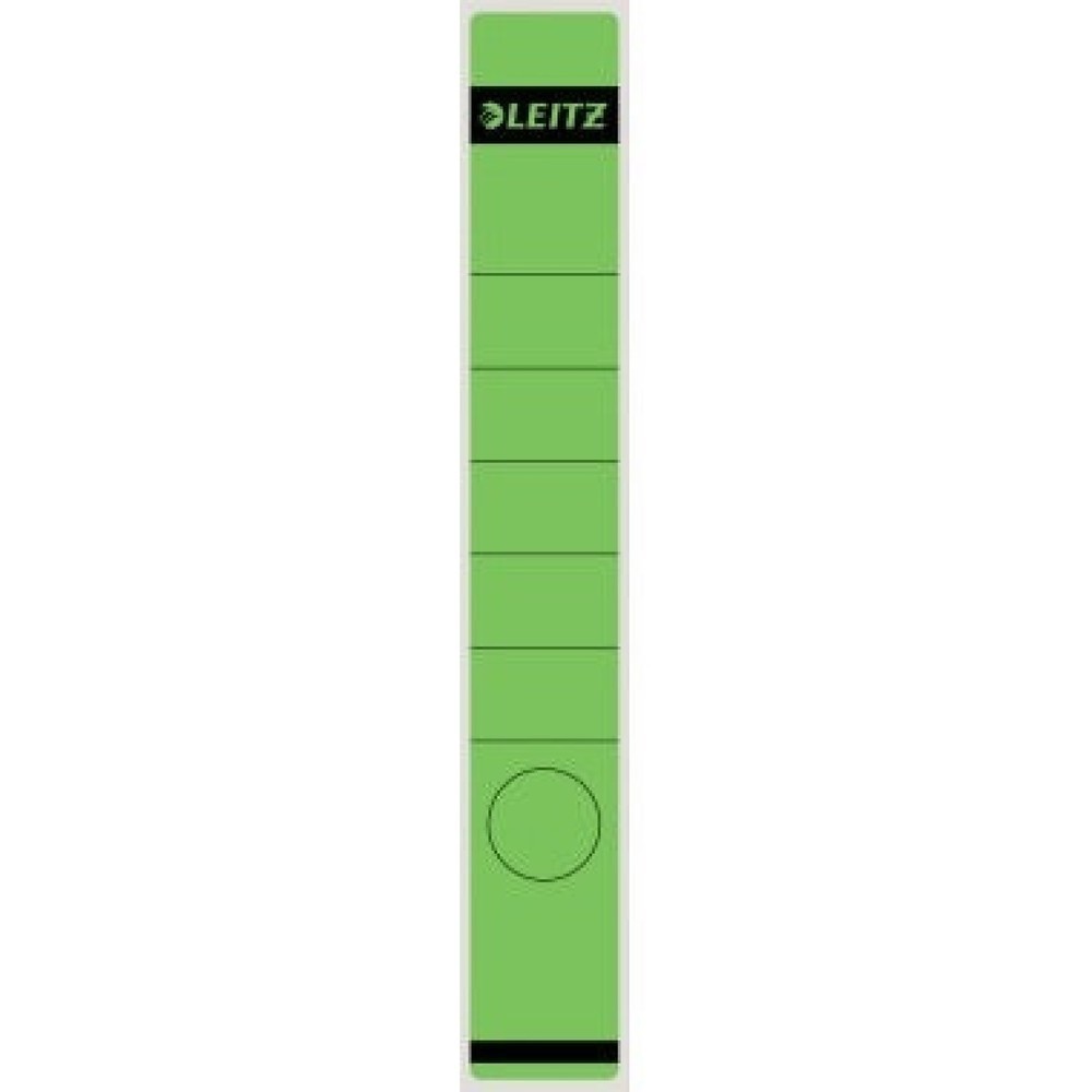 Produktabbildung: Leitz Ordneretikett 16480055 lang/schmal sk grün 10 St./Pack.