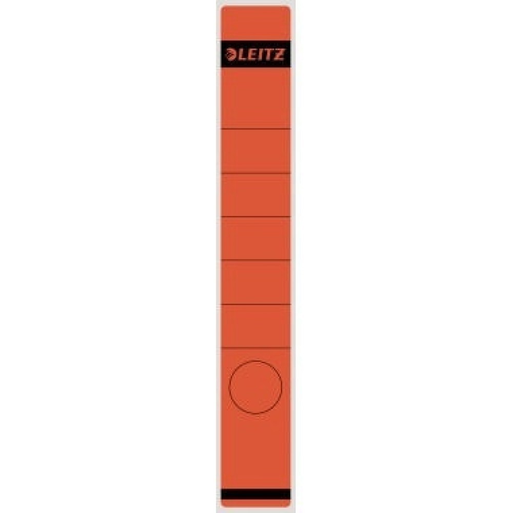 Leitz Ordneretikett 16480025 lang/schmal sk rot 10 St./Pack. Produktabbildung: Leitz Ordneretikett 16480025 lang/schmal sk rot 10 St./Pack.
