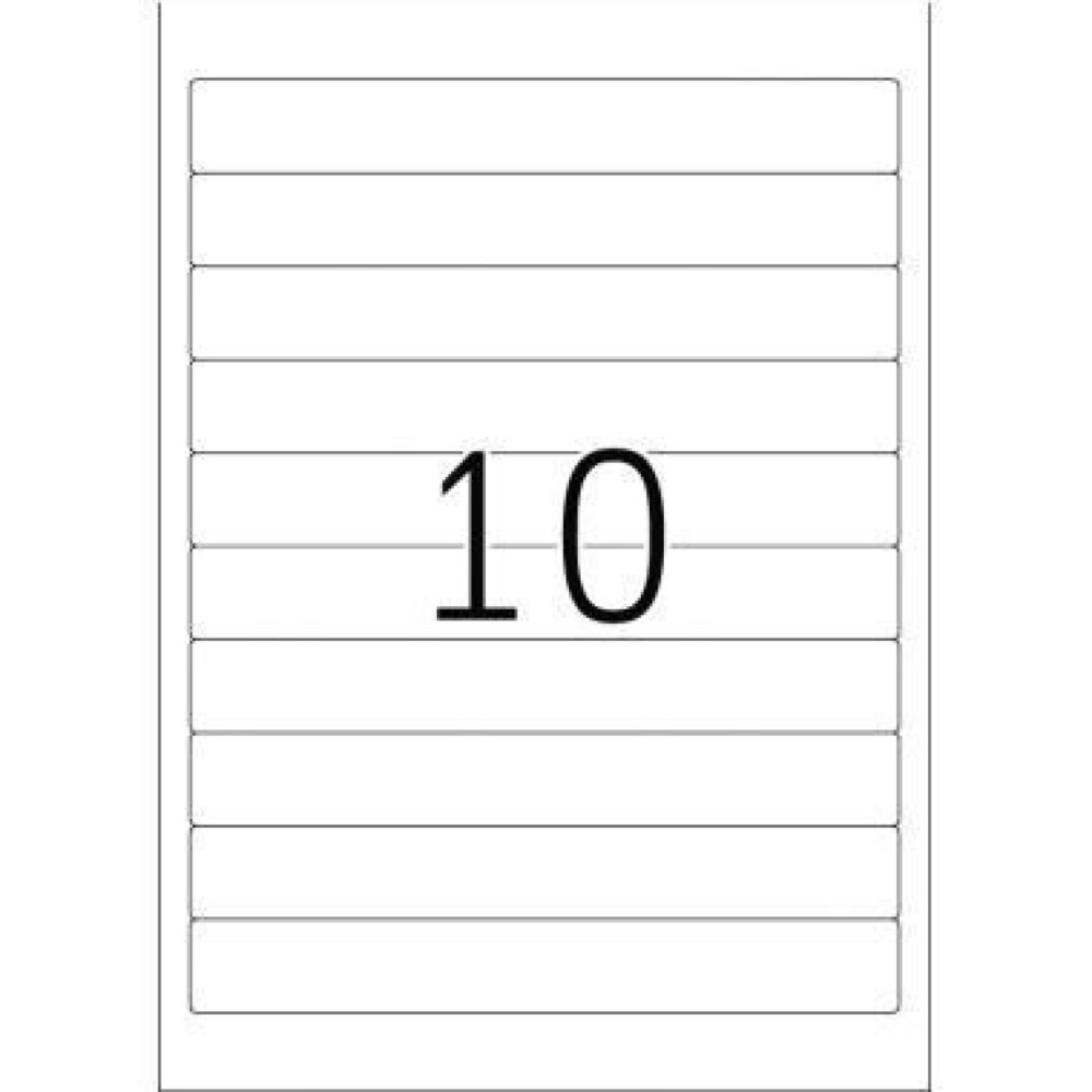 Produktabbildung Nr. 5: HERMA Ordneretiketten 5119 DIN A4 192x25,4mm weiß 250 St./Pack