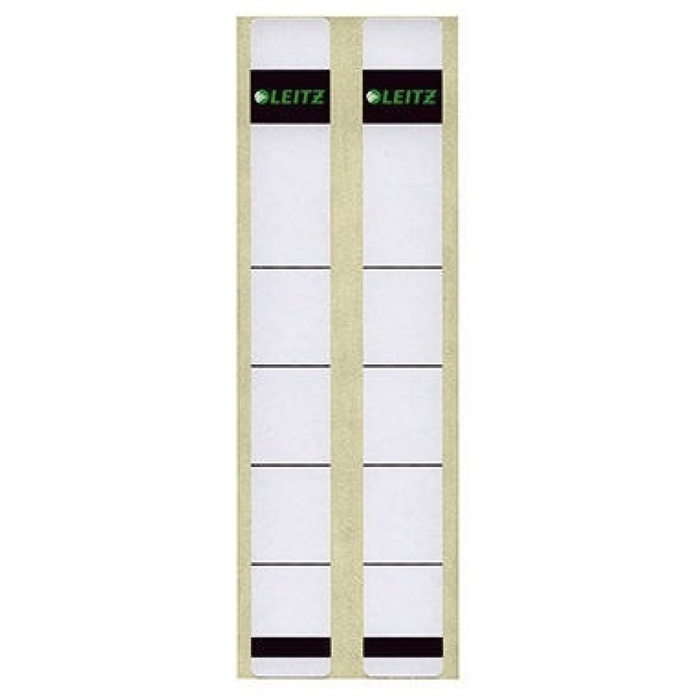 Produktabbildung: Leitz Ordneretikett 16460085 kurz/ extra schmal Papier gr 10 St./Pack.