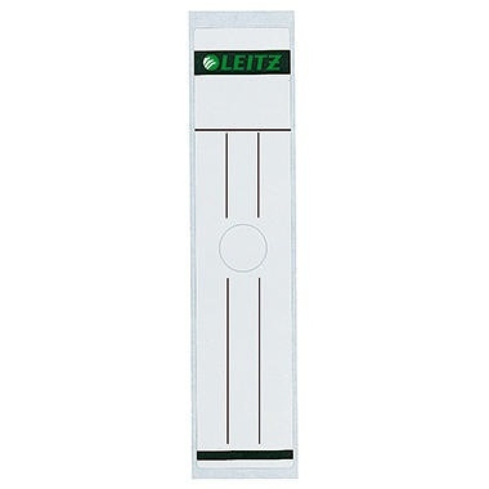 Produktabbildung: Leitz Ordneretikett 60930085 61x279mm sk grau 10 St./Pack.