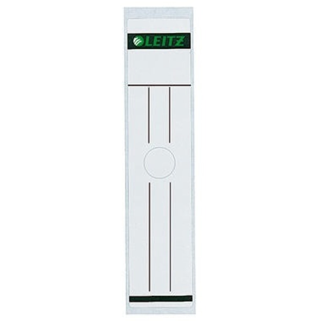 Produktabbildung: Leitz Ordneretikett 60930085 61x279mm sk grau 10 St./Pack.