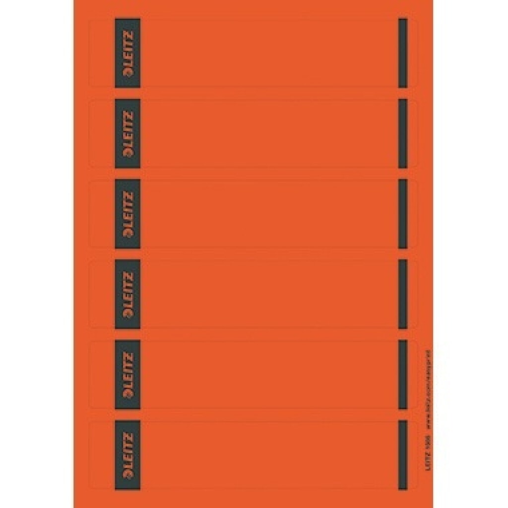 Produktabbildung: Leitz Ordneretikett 16862025 kurz/schmal Papier rt 150 St./Pack.