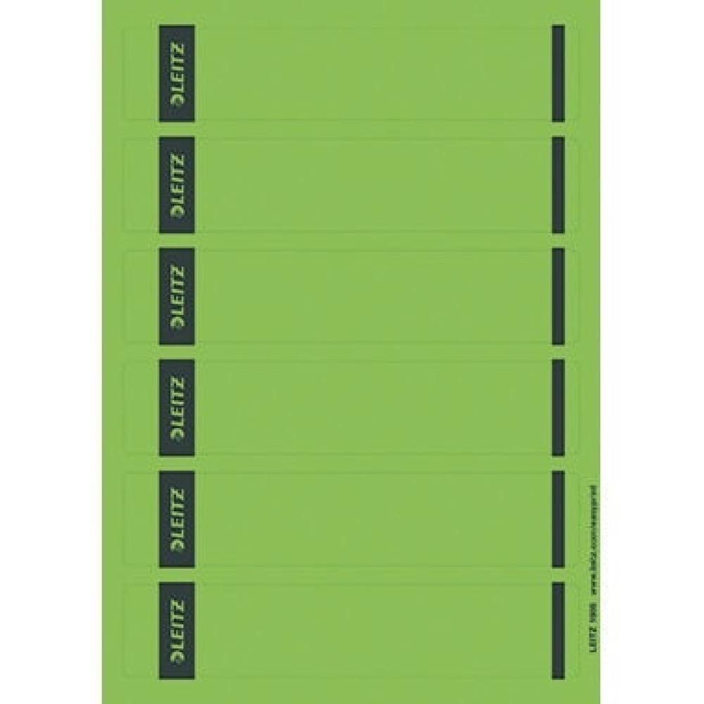 Produktabbildung: Leitz Ordneretikett 16862055 kurz/schmal Papier gn 150 St./Pack.