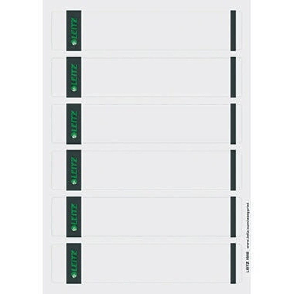 Produktabbildung: Leitz Ordneretikett 16860085 kurz/schmal Papier gr 600 St./Pack.