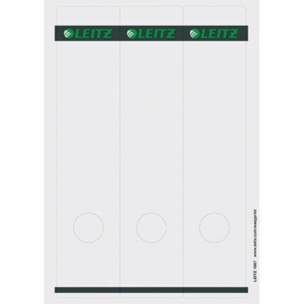 Leitz Ordneretikett 16870085 lang/breit Papier grau 75 St./Pack. Produktabbildung: Leitz Ordneretikett 16870085 lang/breit Papier grau 75 St./Pack.