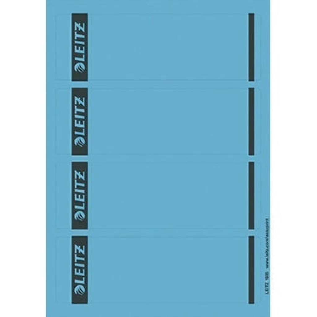 Leitz Ordneretikett 16852035 kurz/breit Papier bl 100 St./Pack. Produktabbildung: Leitz Ordneretikett 16852035 kurz/breit Papier bl 100 St./Pack.