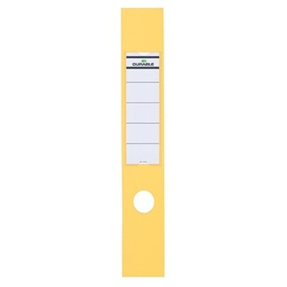 Produktabbildung: DURABLE Ordneretikett ORDOFIX 809004 breit/lang ge 10 St./Pack.