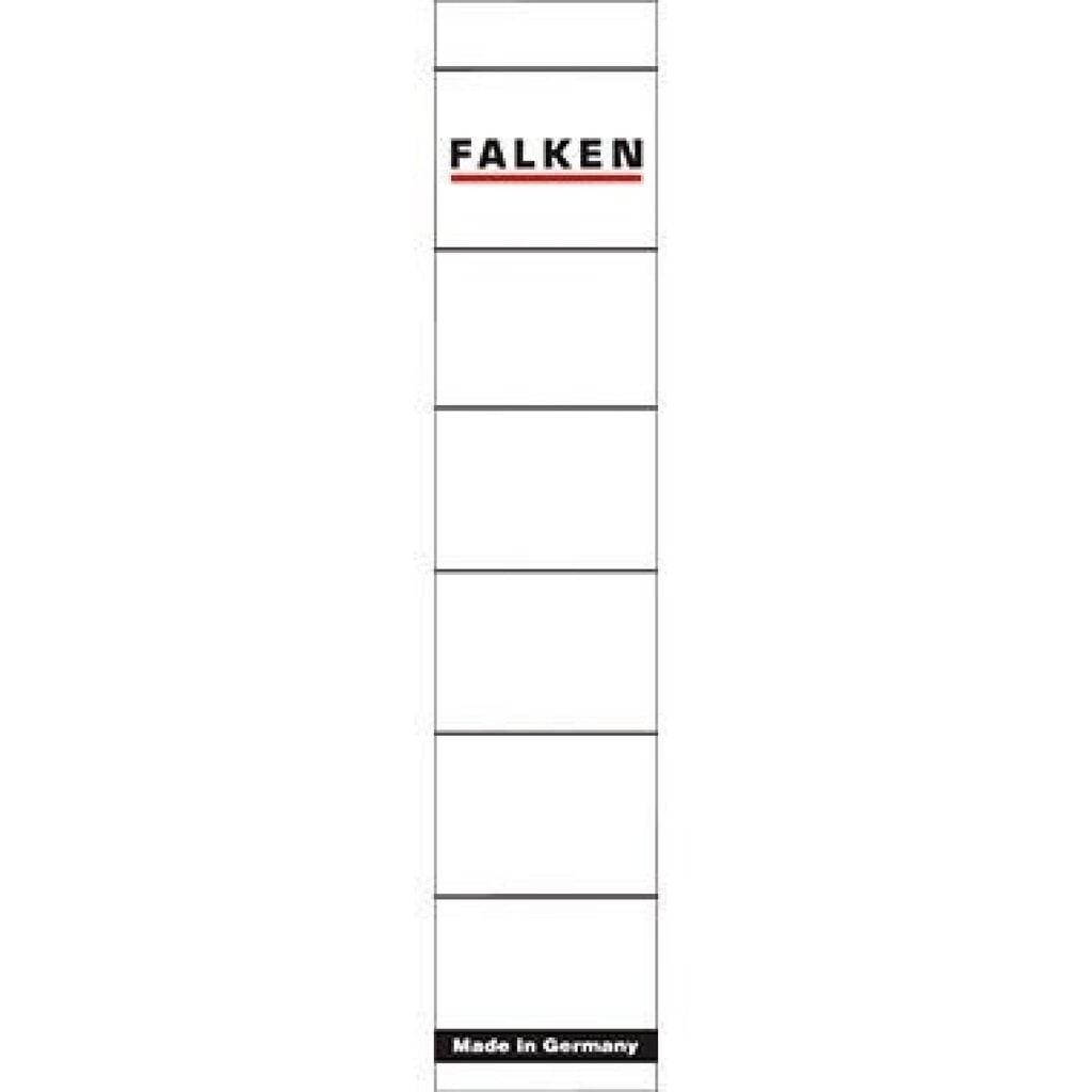 Produktabbildung: Falken Ordneretikett 80037765 schmal/kurz sk weiß 10 St./Pack.