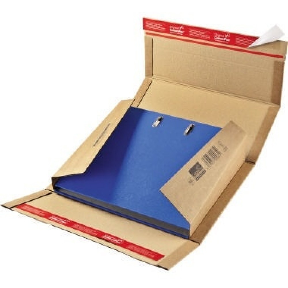 Produktabbildung: ColomPac Ordnerversandkarton CP055.01 290x320x35-80mm braun