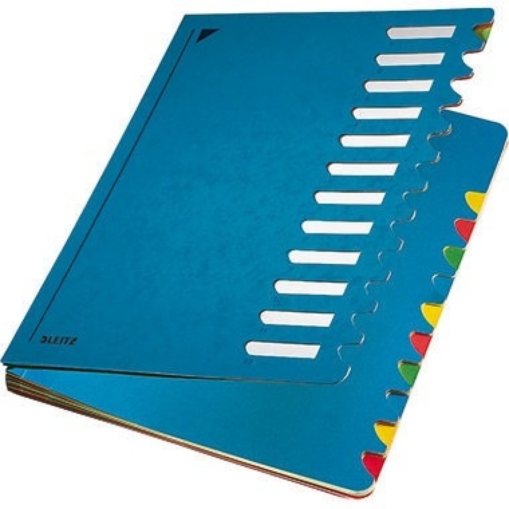 Produktabbildung: Leitz Ordnungsmappe Deskorganizer Color 59120035 12Fächer blau