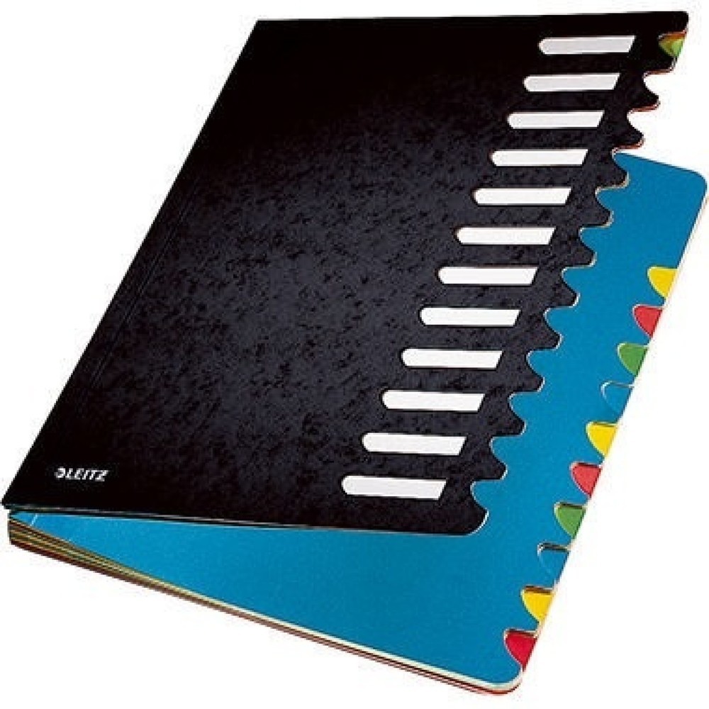 Produktabbildung: Leitz Ordnungsmappe Deskorganizer Color 59120095 12Fächer schwarz
