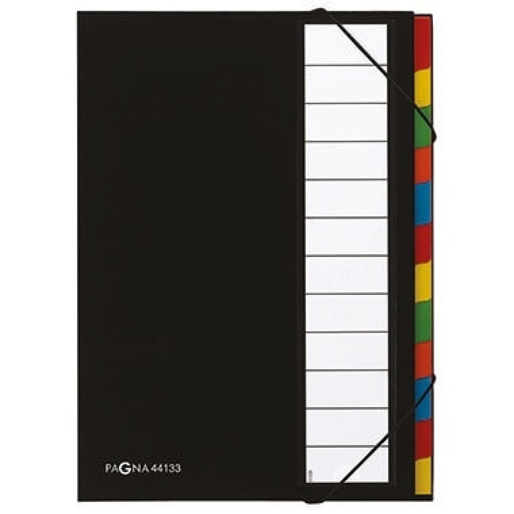 Produktabbildung: PAGNA Ordnungsmappe Deskorganizer 44133-04 DIN A4 12Fächer schwarz