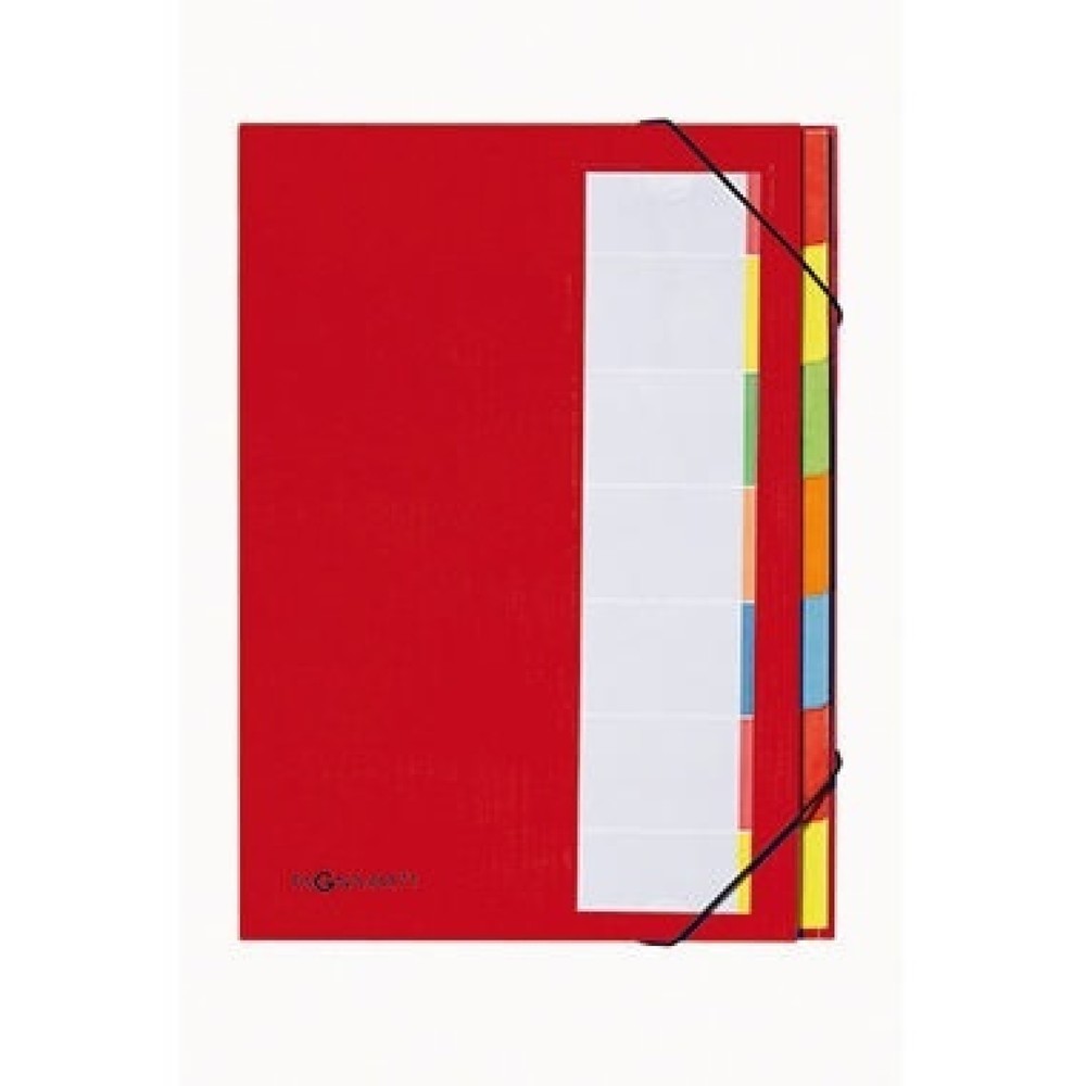 Produktabbildung: PAGNA Ordnungsmappe Deskorganizer 44171-01 DIN A4 7Fächer rot