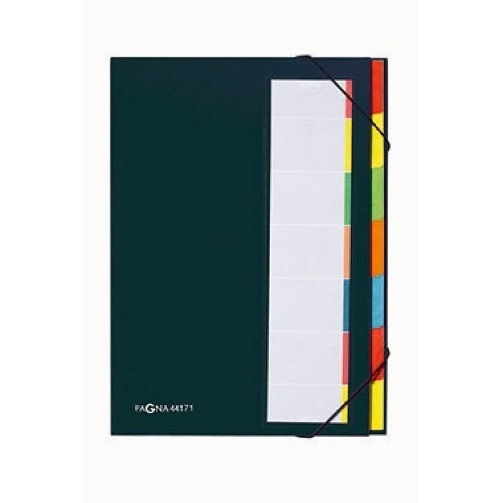 Produktabbildung: PAGNA Ordnungsmappe Deskorganizer 44171-04 DIN A4 7Fächer schwarz