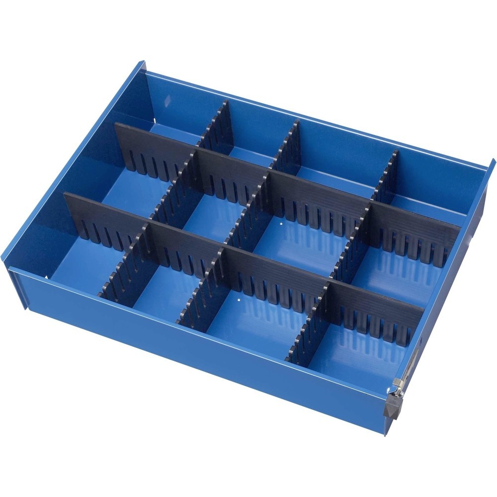 Obrázok výrobku: Organizér do zásuv. RAU 570 × 450, pre čelnú výšku 130/105, 195/130, 260 mm