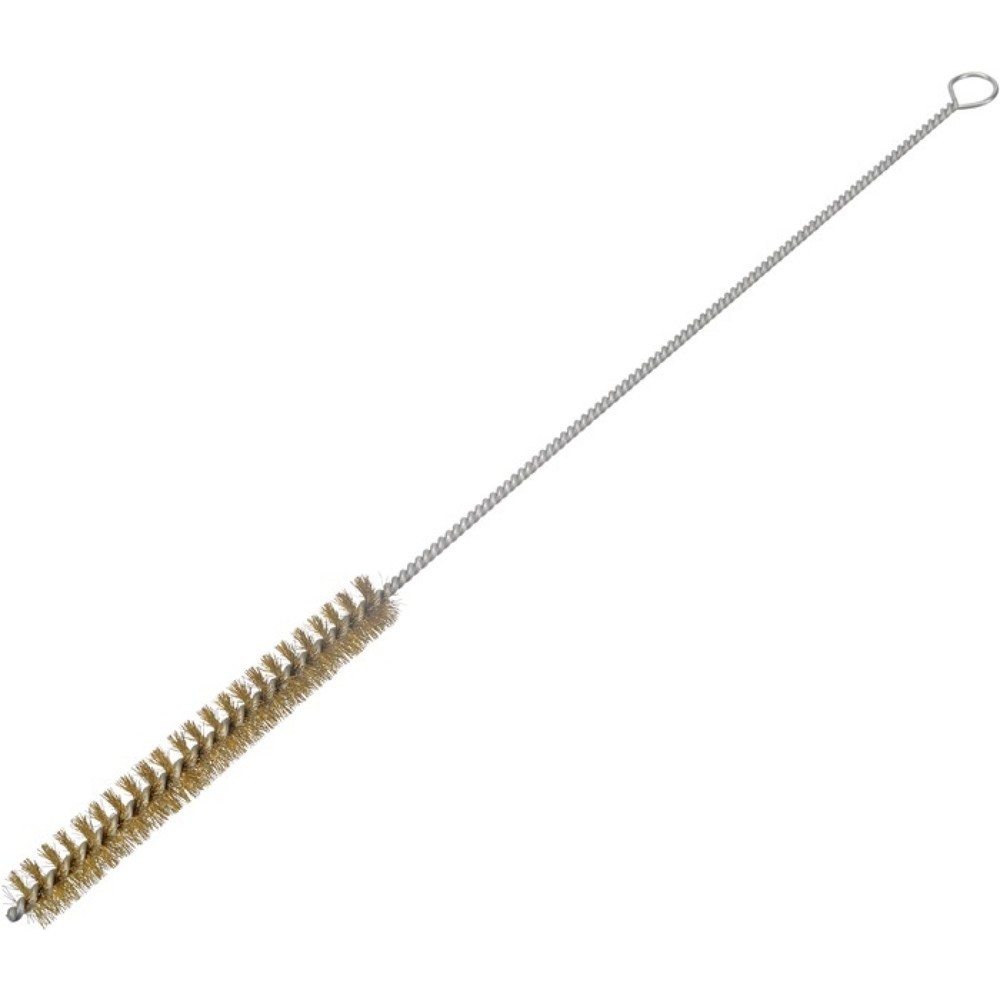 Produktabbildung: OSBORN Düsenbürste, 0,15 mm Messing, Länge 300 mm Ø 15 mm, Besatzlänge 100 mm mit Öse
