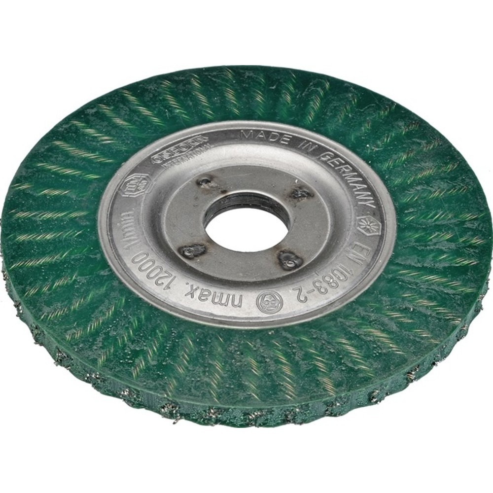 Produktabbildung: OSBORN Rundbürste, Stahl 6 mm, Ø 125 mm Drahtstärke 0,50 mm, 8500 min-¹