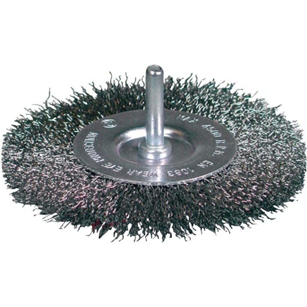 OSBORN Rundbürste, VA 10 mm, Ø 75 mm Drahtstärke 0,3 mm, 4500 min-¹ Produktabbildung: OSBORN Rundbürste, VA 10 mm, Ø 75 mm Drahtstärke 0,3 mm, 4500 min-¹