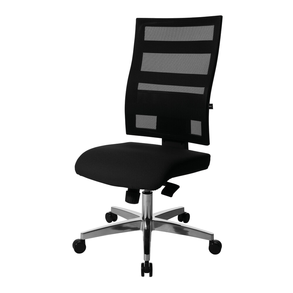Číslo obrázka výrobku 6: Otočná kancelárska stolička Topstar® X-Pander, sieťové operadlo, funkcia Fitness, čierna