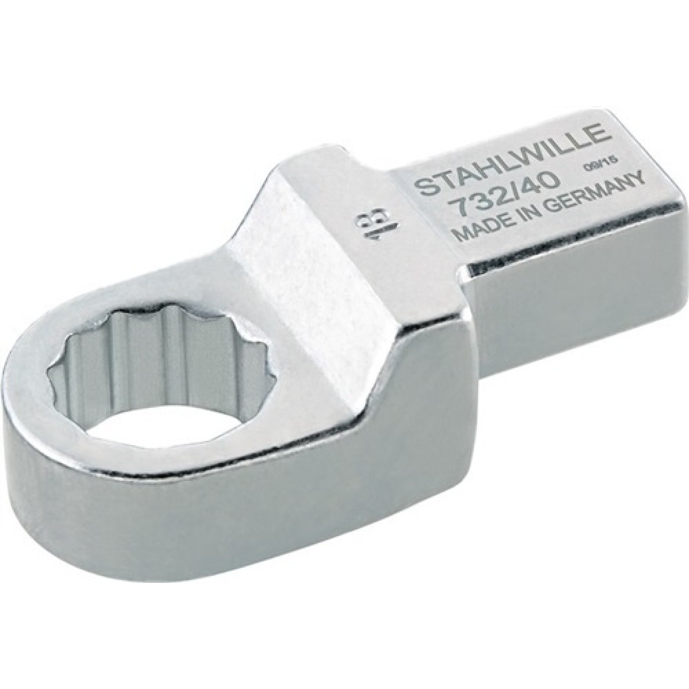 Illustration du produit: Outil à emmancher à anneau 732/40 19 ouverture de clé 19 mm 14 x 18 mm acier all
