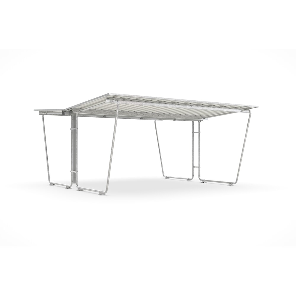 Product afbeelding: Overkapping BASIC, 2-zijdig, BE, breedte 4.300 mm