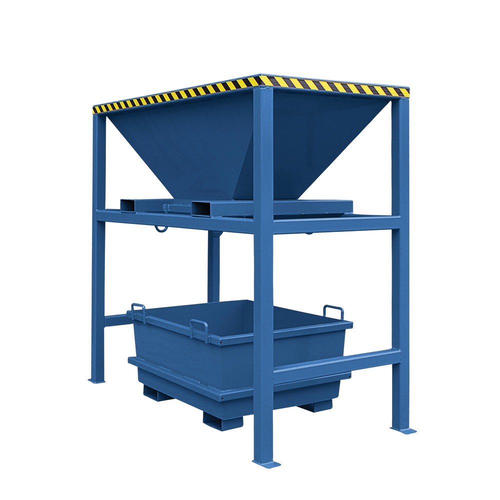 Productafbeelding nr. 4: Overslagsilo met vorkkokers, steunframe, RAL 7016 antracietgrijs