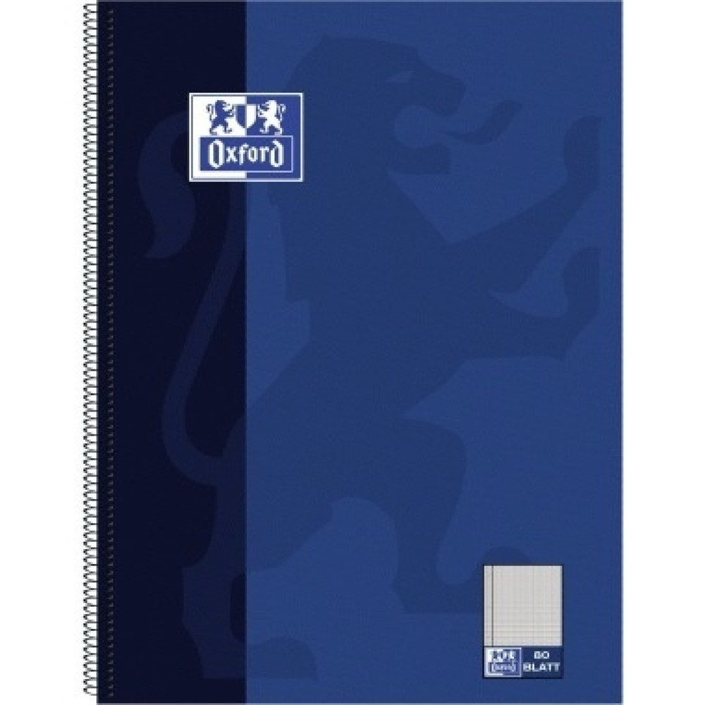 Produktabbildung Nr. 1: Oxford Collegeblock 100050358 DIN A4 80Bl. Rand ECF 90g kariert
